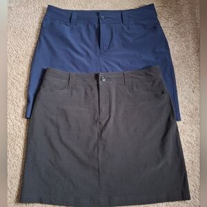 Eddie Bauer Skort Womens 6 Shorts under Skirt Combo Golf Hiking